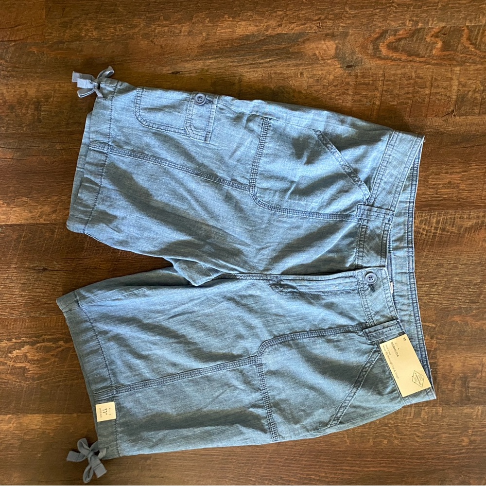 St. John's Bay Blue Cargo Shorts Relaxed Fit